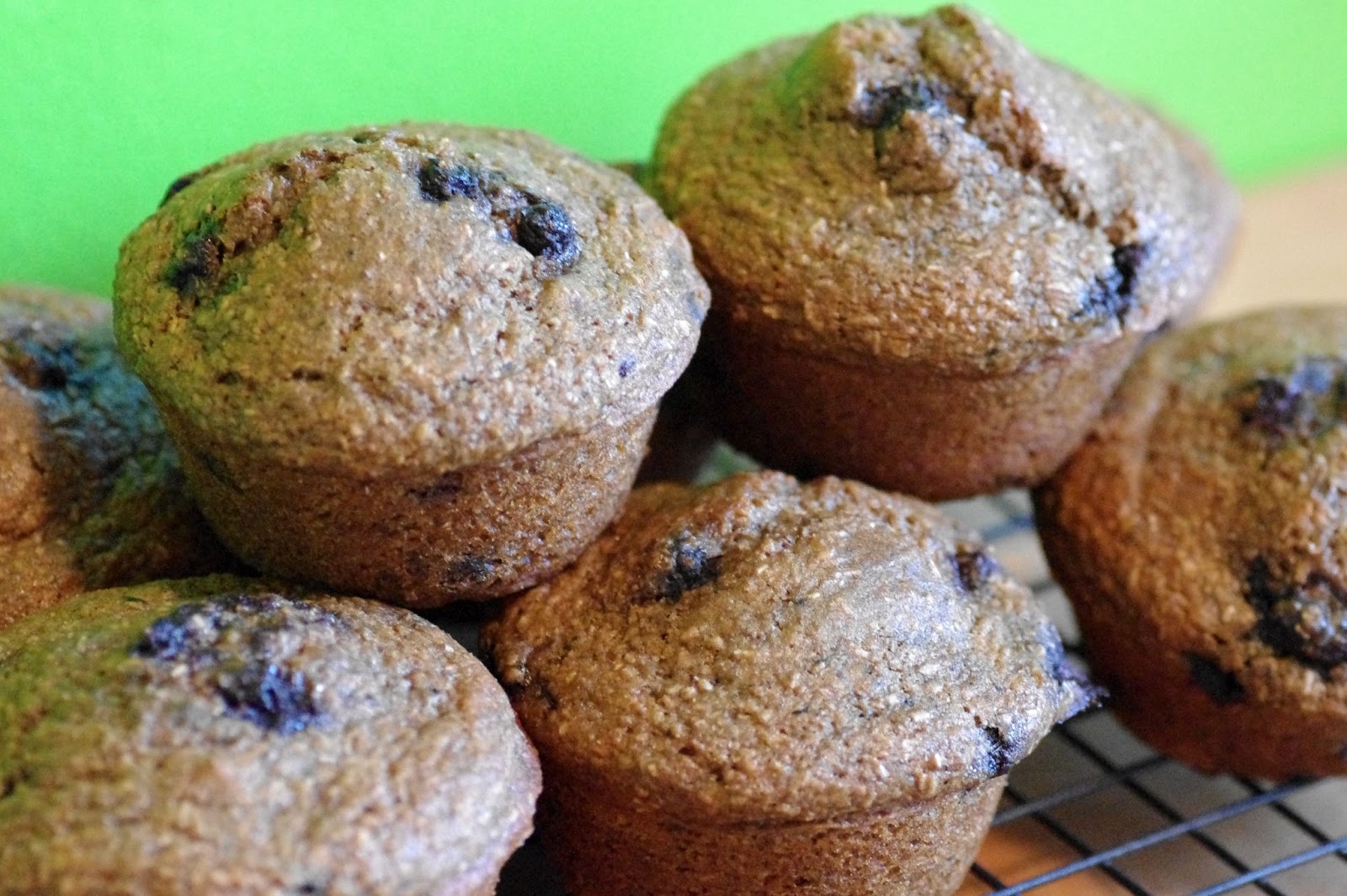 Bite me, I'm vegan Blueberry Bran Muffins