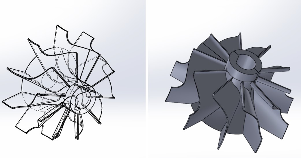 Turbine Rotor CAD images Turbo Nozzle Development