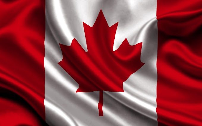 Foto van de vlag van Canada