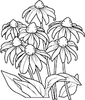 imagini de colorat flori