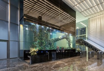 Barnflakes Heron Tower Fish Tank