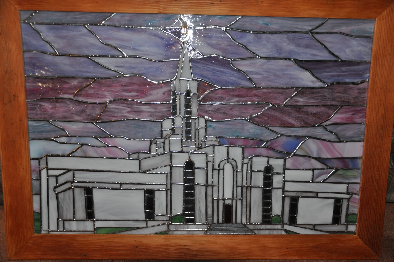 All Of Green Glass Stained Glass Bountiful Utah Temple