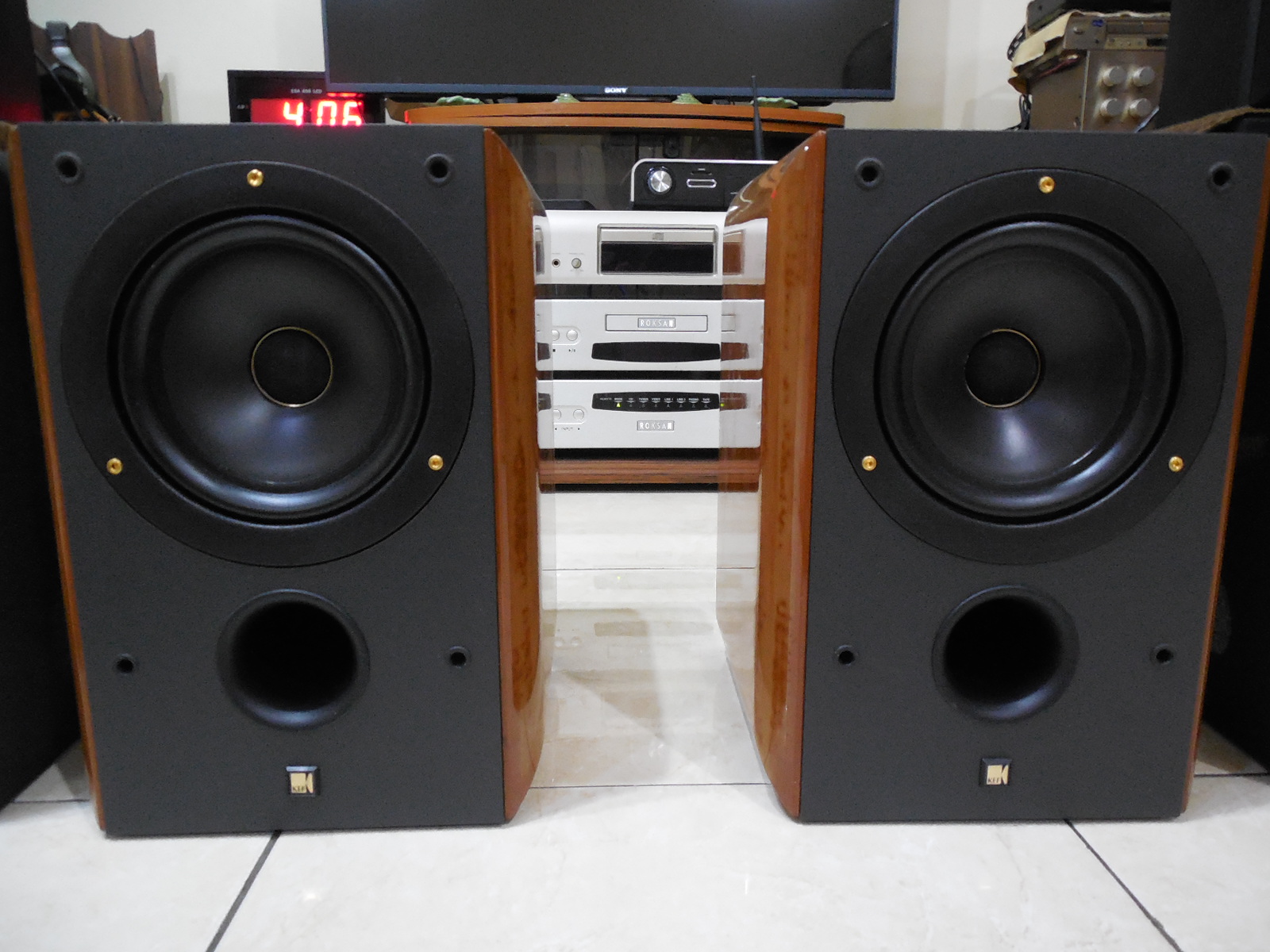 all about audio Speaker Bookshelf High End KEF RDM 2 Made in England