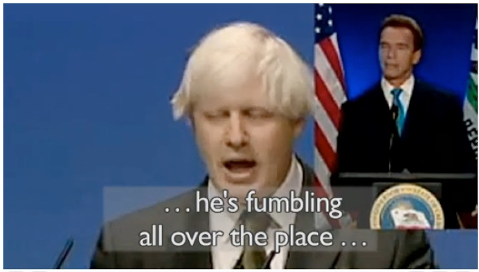 Updating on Boris Johnson's fumbling all over the place in October 2007 in view of his CRASS role