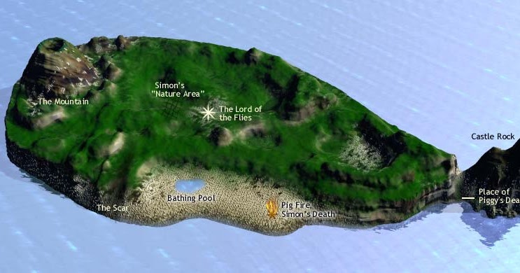 Lord Of The Flies Map