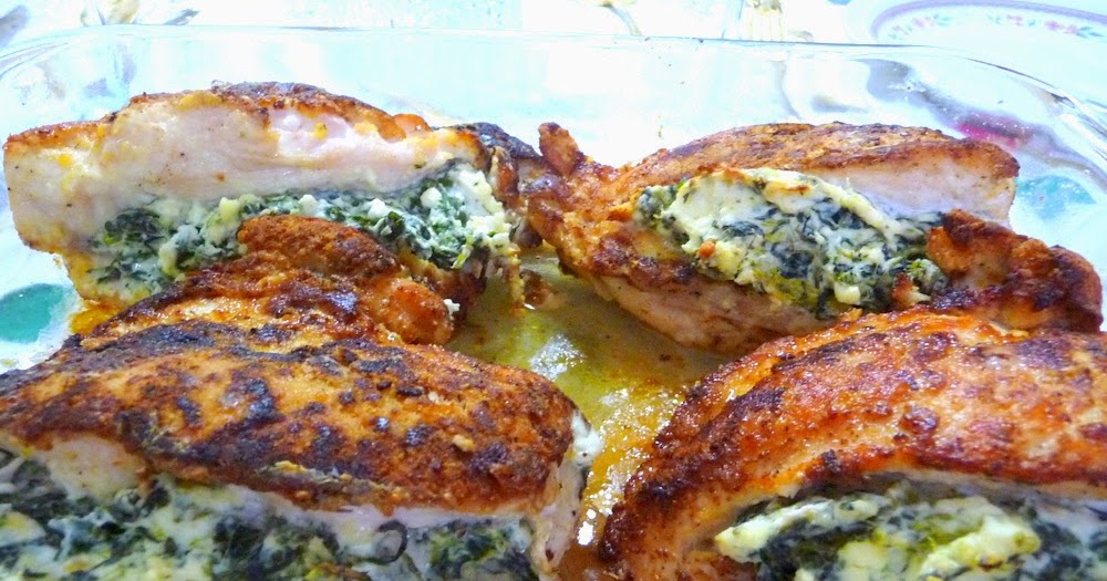 SPLENDID LOWCARBING BY JENNIFER ELOFF "BREADED" CHICKEN STUFFED WITH