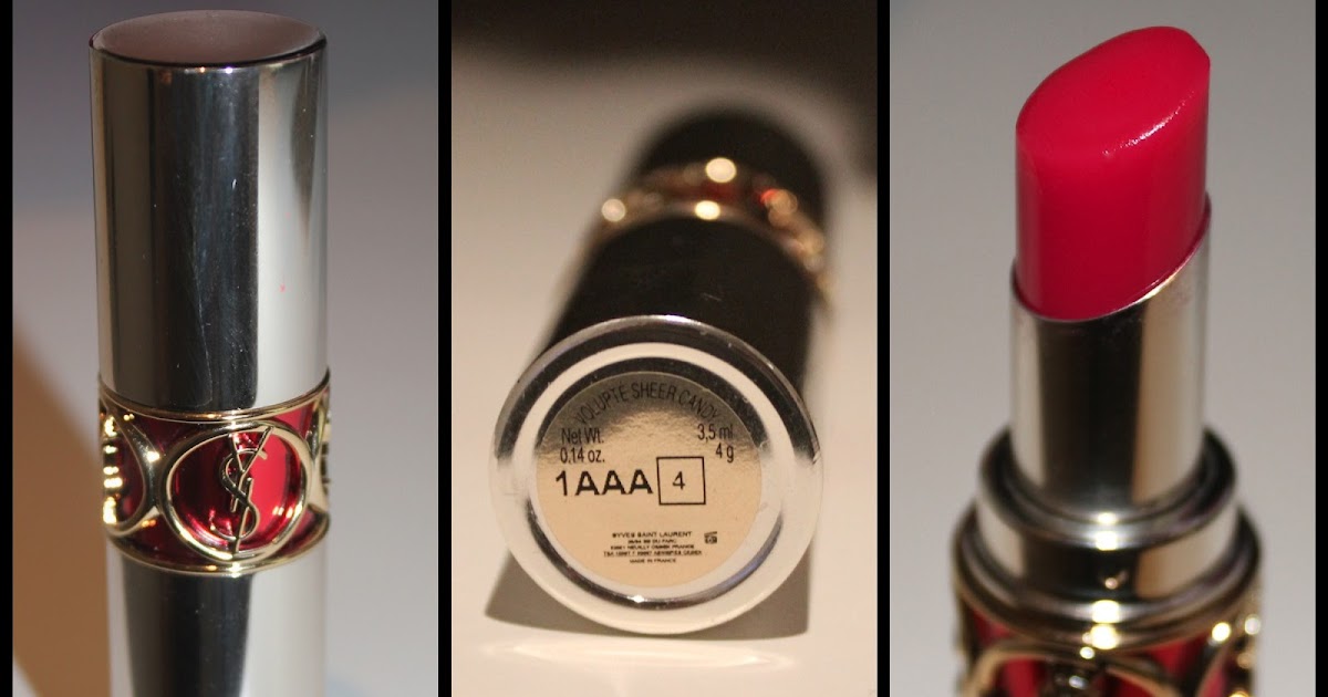Passion For Makeup YSL Volupté Sheer Candy Lipstick Number 4