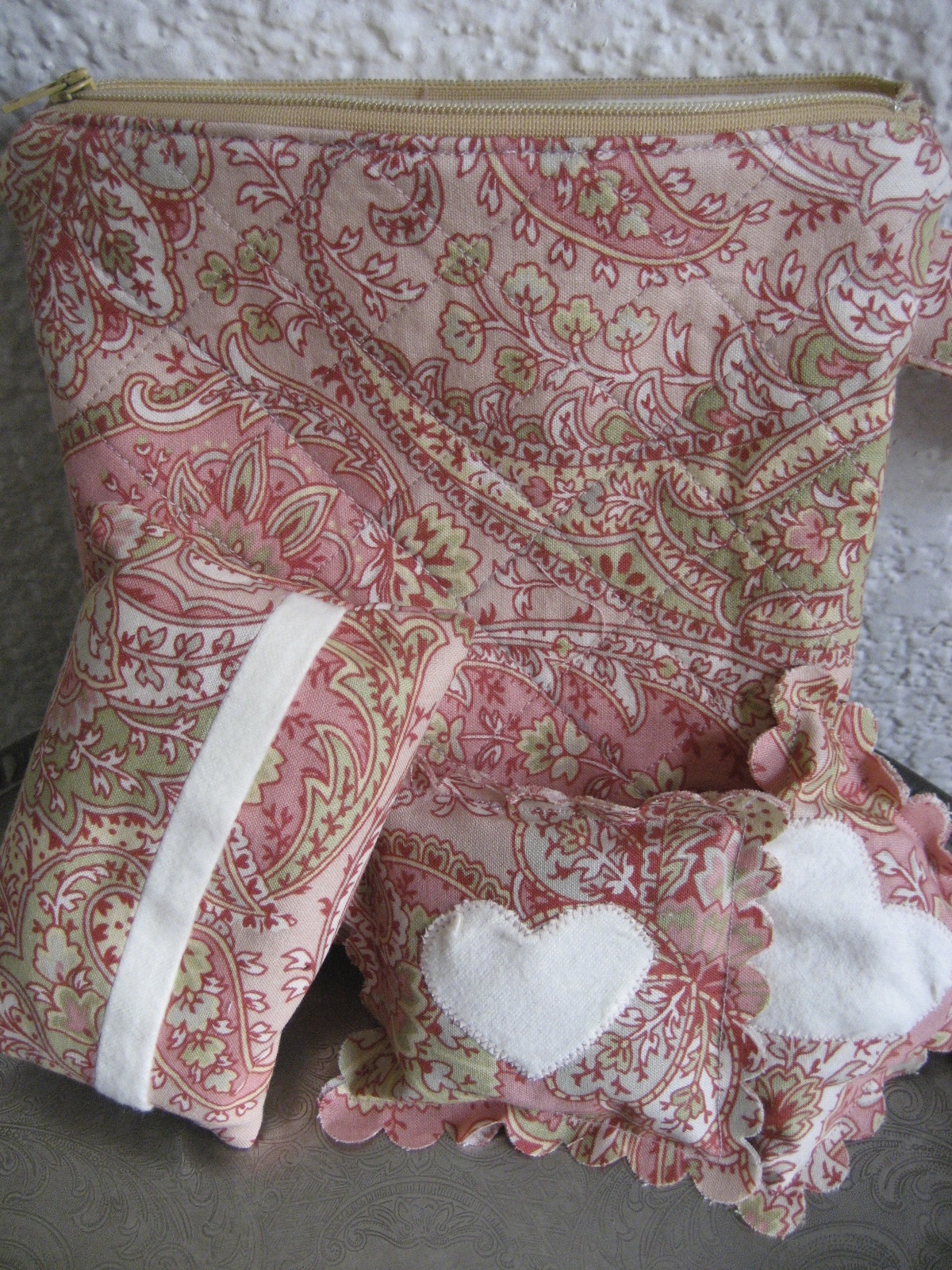 Sew Glorious Sewing Gifts Wristlet Zippered Pouch, Travel Tissue Holder, Sachets Filled With