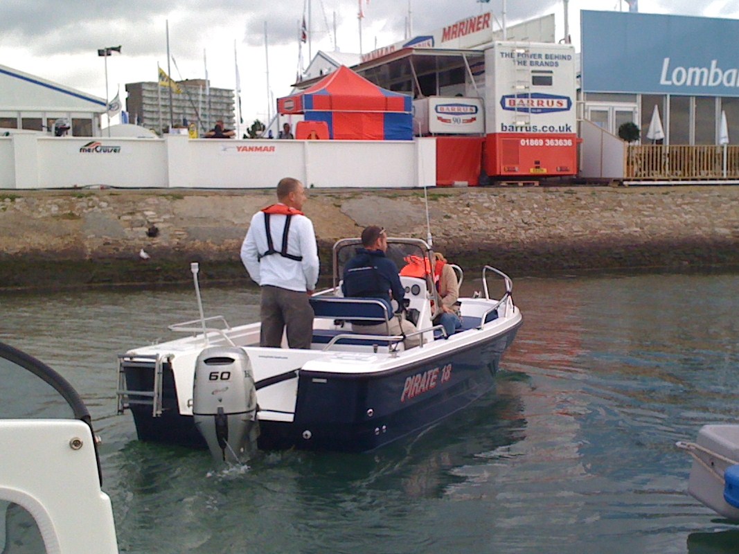 Wight Water Angling Southampton Boat Show Pirate 18