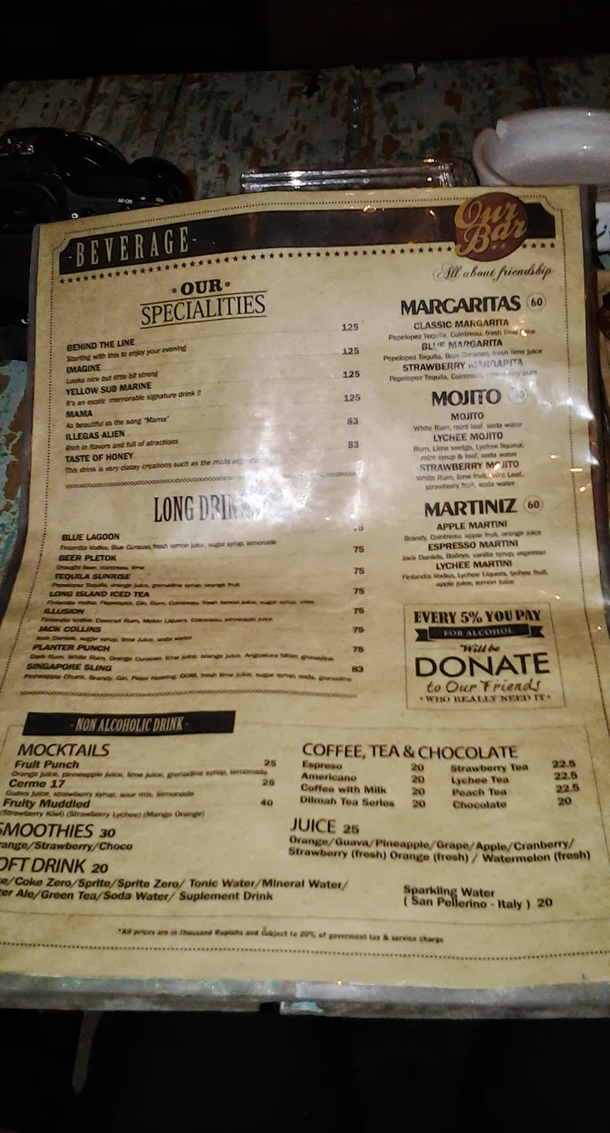 Our Bar