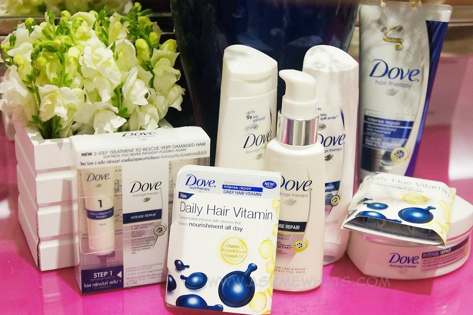 A photo of Dove Daily Hair Vitamin