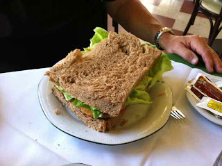 Brown bread.  This lunch was wrong.