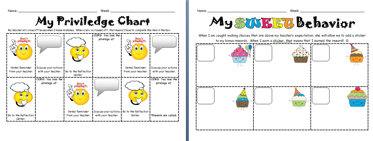 lasotas little learners behavior centers behavior chart for 3 year old