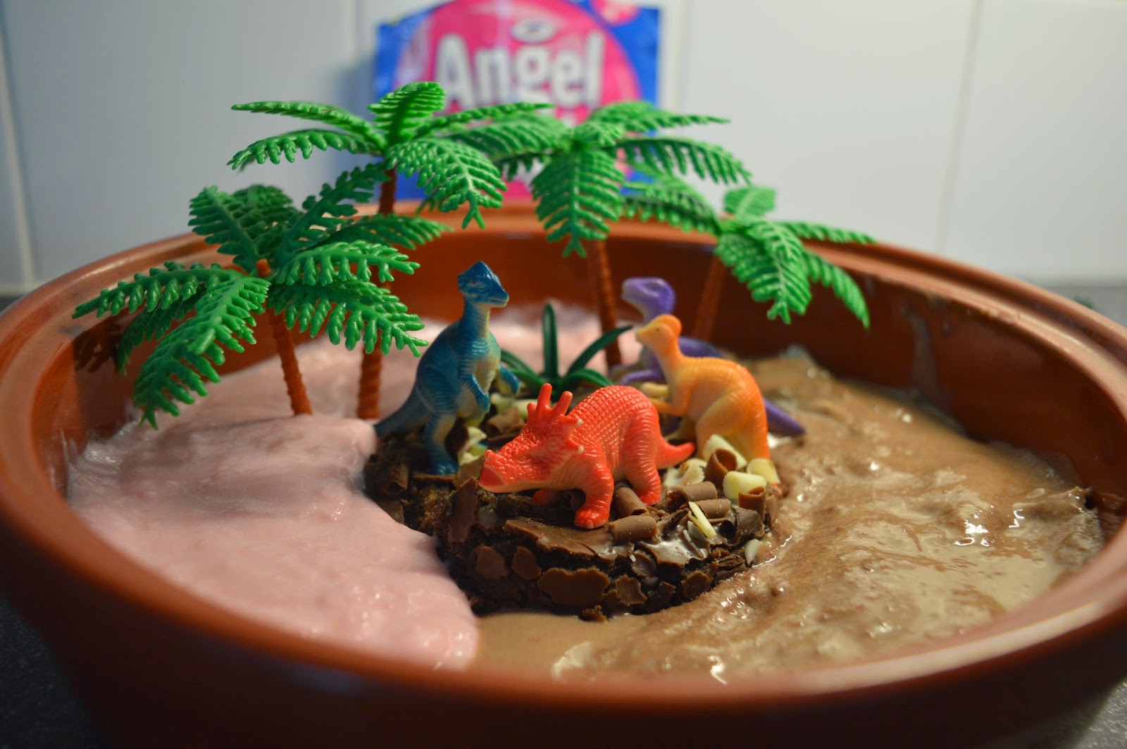 Creating a Dinosaur Swamp Dessert with Angel Delight North East