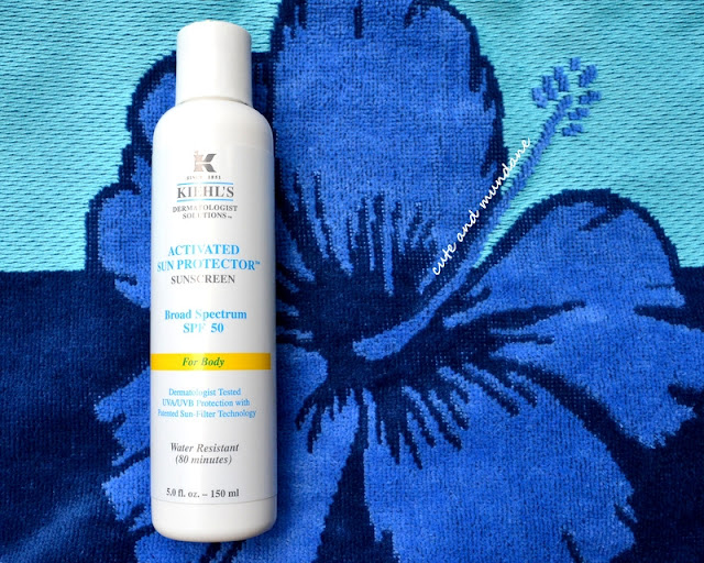 Cute and Mundane Kiehl's Activated Sun Protector Sunscreen, a luxury