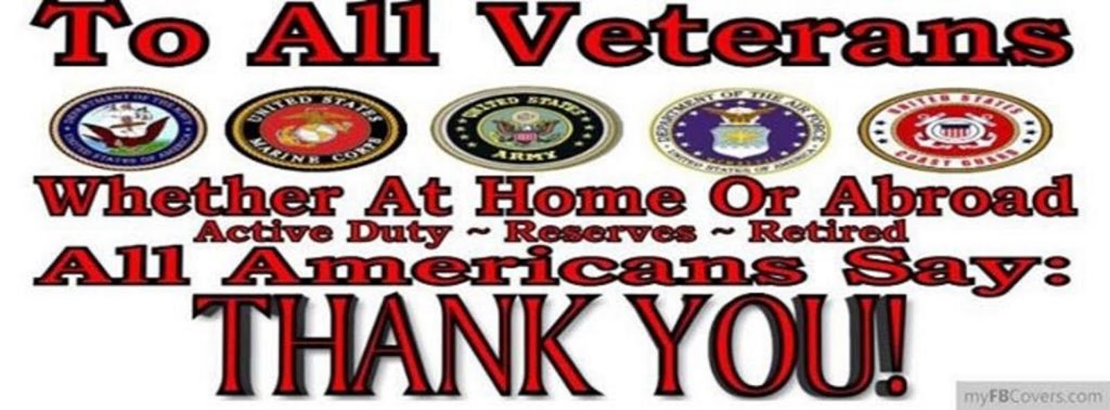 THANK YOU TO ALL VETERANS