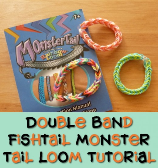 CraftyMarie Double Fishtail Loom Band Tutorial Monster Tail