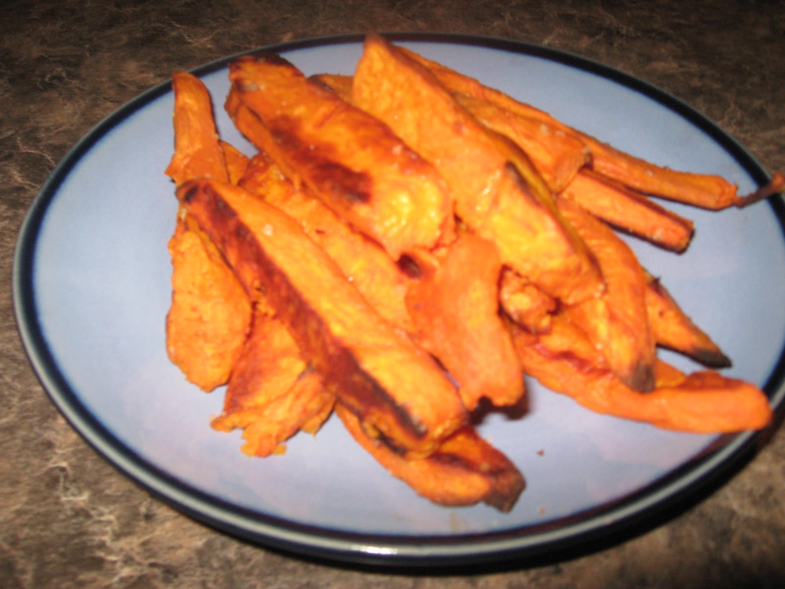 Sisters with Stuff Homemade Sweet Potato Fries that aren't soggy!