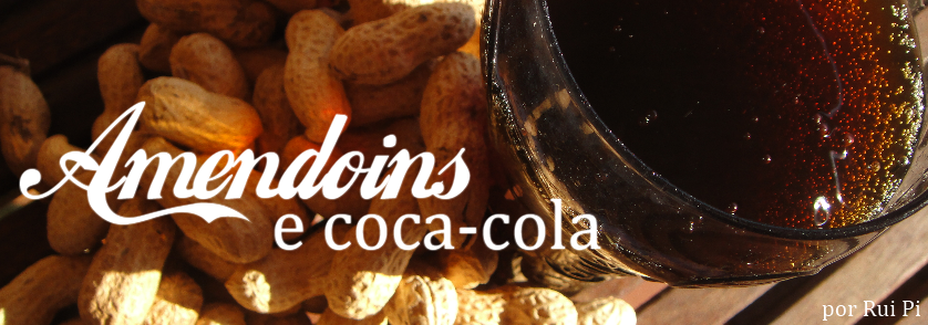 Amendoins e coca-cola