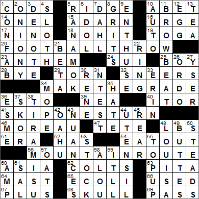 crossword mountain answers sep times clue friday laxcrossword