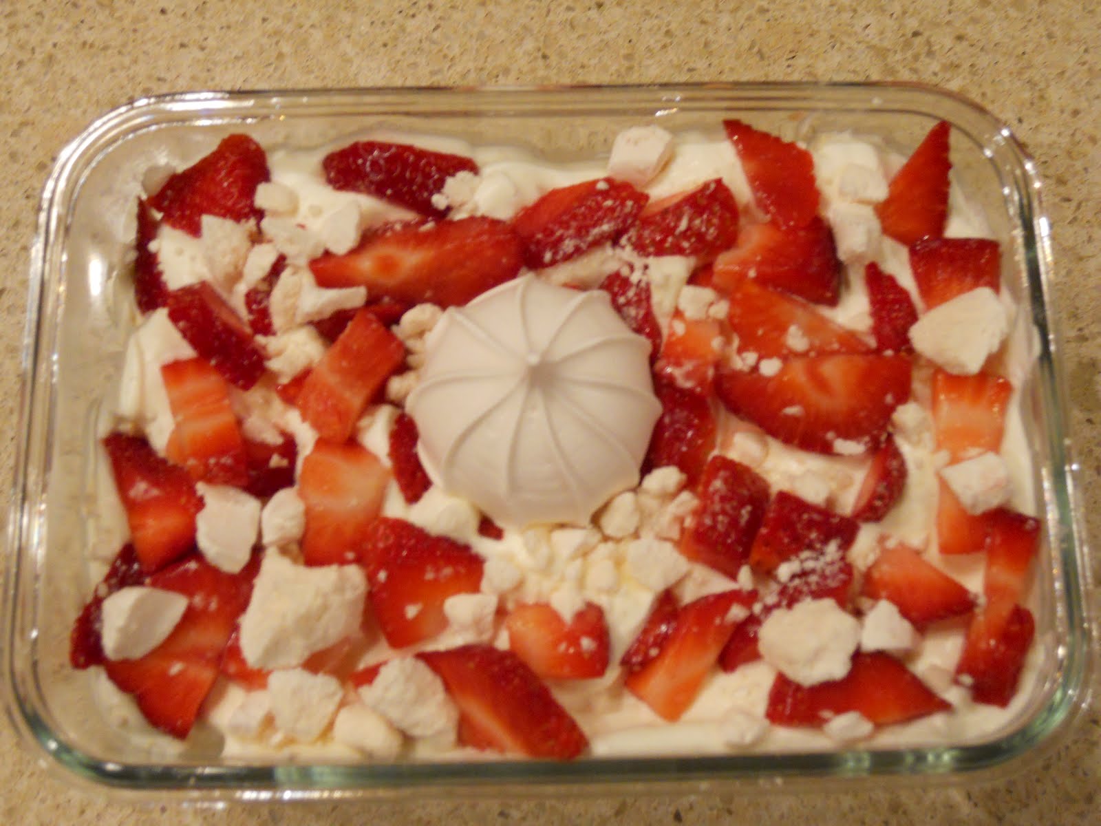 Sophia's Sweets Strawberry Meringue Trifle
