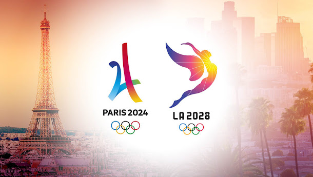 國際奧會主席巴赫(中)同時宣布2024年奧運在巴黎,2028奧運在洛杉磯,左右分別為巴黎市長與洛杉磯市長。 國際奧會主席巴赫(中)同時宣布2024年奧運在巴黎,2028奧運在洛杉磯,左右分別為巴黎市長與洛杉磯市長。
