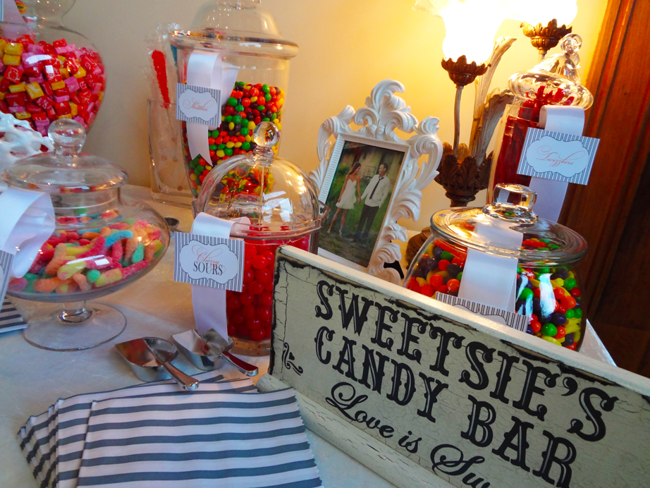When picking your candy consider your wedding colors and theme