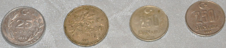 250 bin -2500-25 Lira