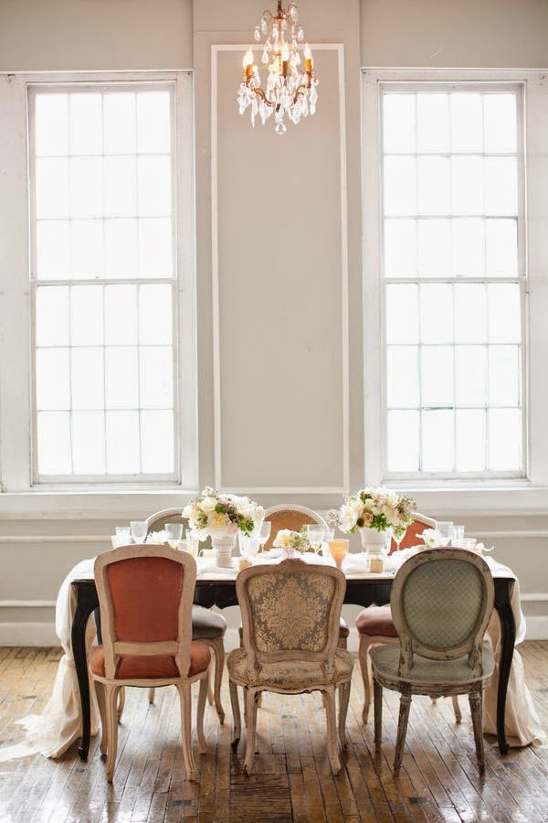 Eye For Design Decorating With Mismatched Dining Room Chairs
