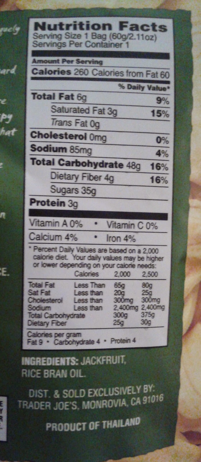 What's Good at Trader Joe's? Trader Joe's Crispy Crunchy Jackfruit Chips