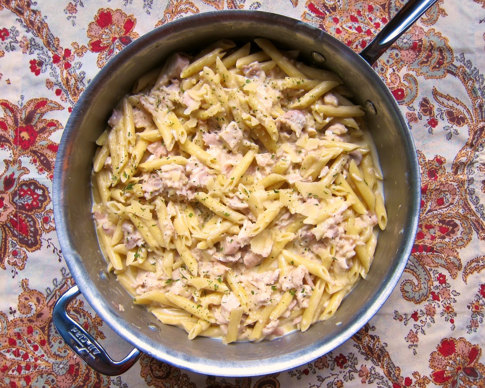 No Boil Chicken Alfredo Skillet Plain Chicken