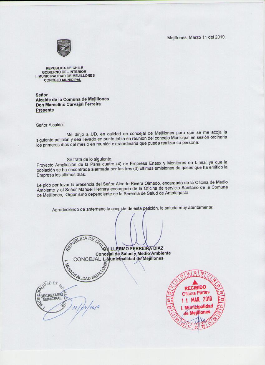 Carta De Peticion Carta De Peticion