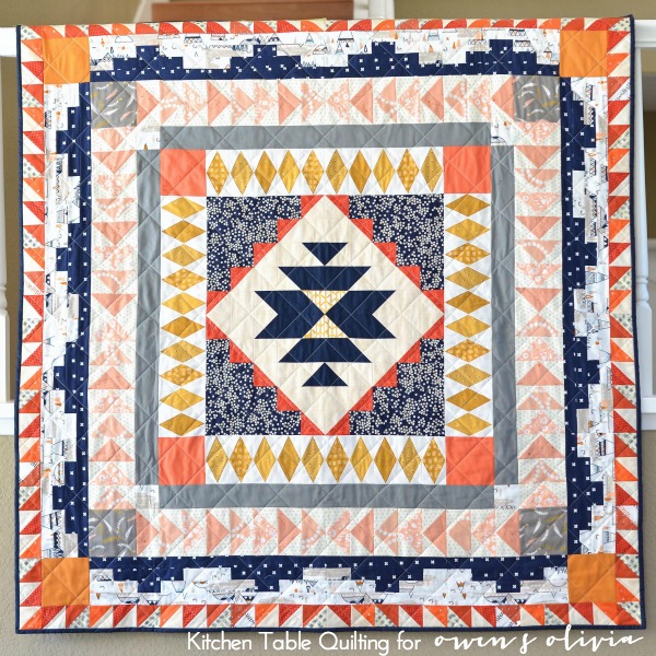 owen's olivia Desert Blooms Medallion variations Quilting from