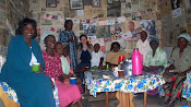 Lauren with Kenyan Microfinance Borrowers.