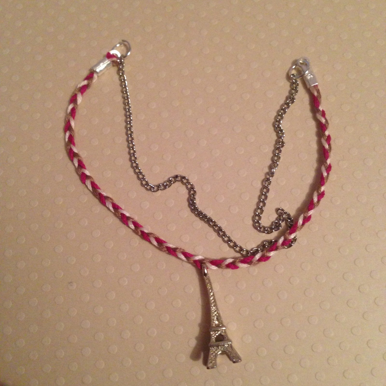 yorkiestyles DIY Braided Charm bracelet