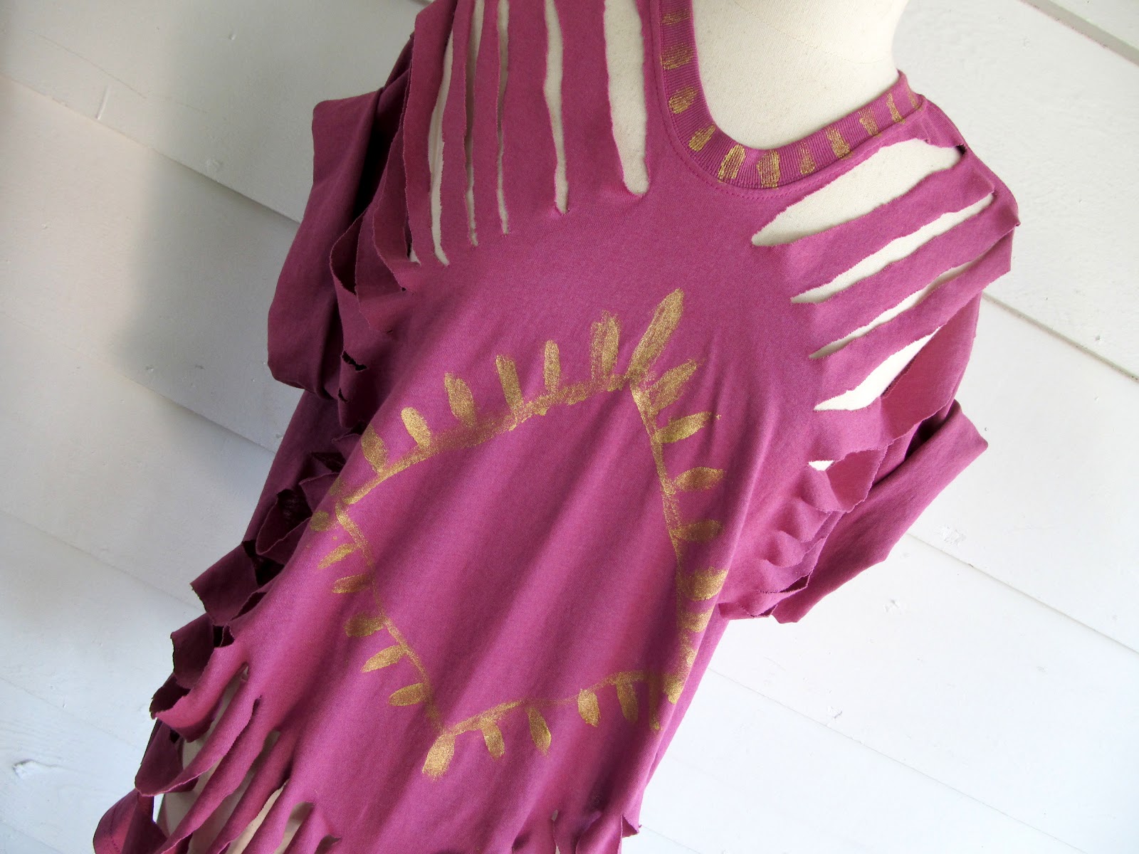 WobiSobi No Sew, TeeShirt Beach Cover up 2, DIY.