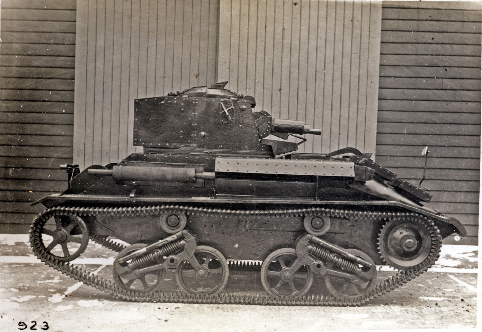 Interwar Tank Development Light Tank 1936 Tank Suspension