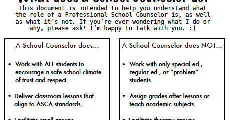 different types of counselors