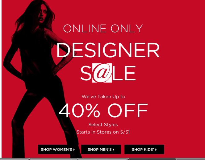 The Saks Designer Sale Begins