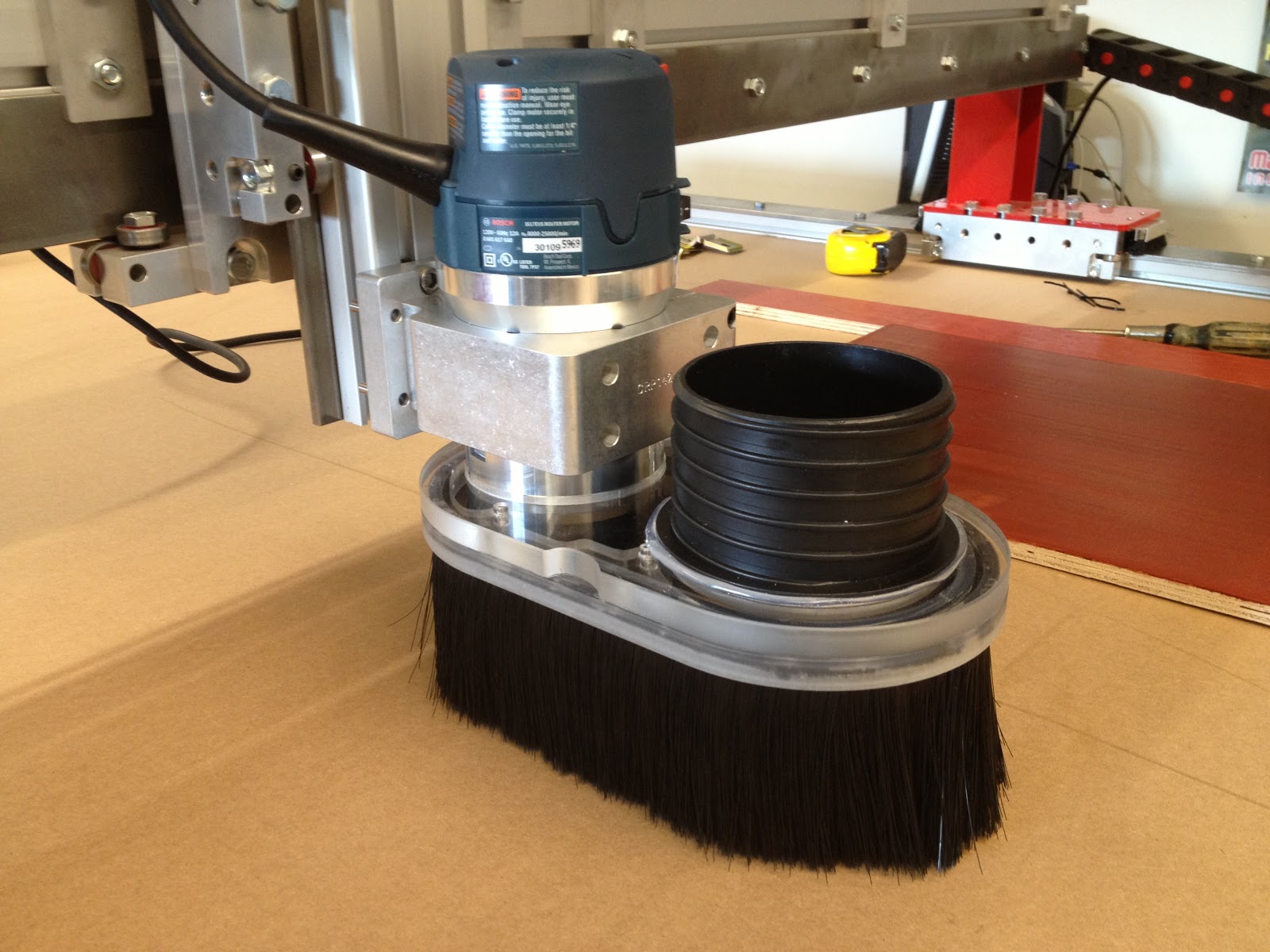 Digital Craft RL cnc router dust shoe