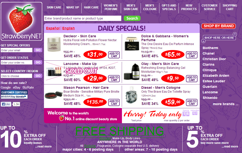 Makeup 101 Cheap online makeup stores with free shipping Beauty Dosage