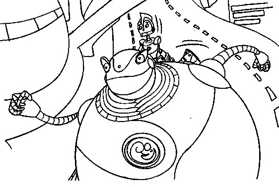 Disney Robots Coloring Pages : Disney colouring pages for kids december Disney Robots Coloring Pages : Disney colouring pages for kids december