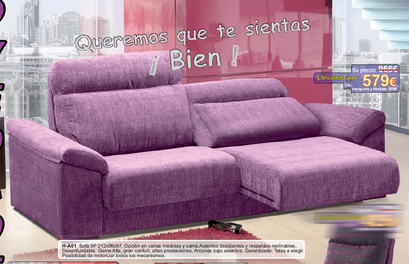 Decoejea Ofertas en sofás reclinables Rivaspress '13