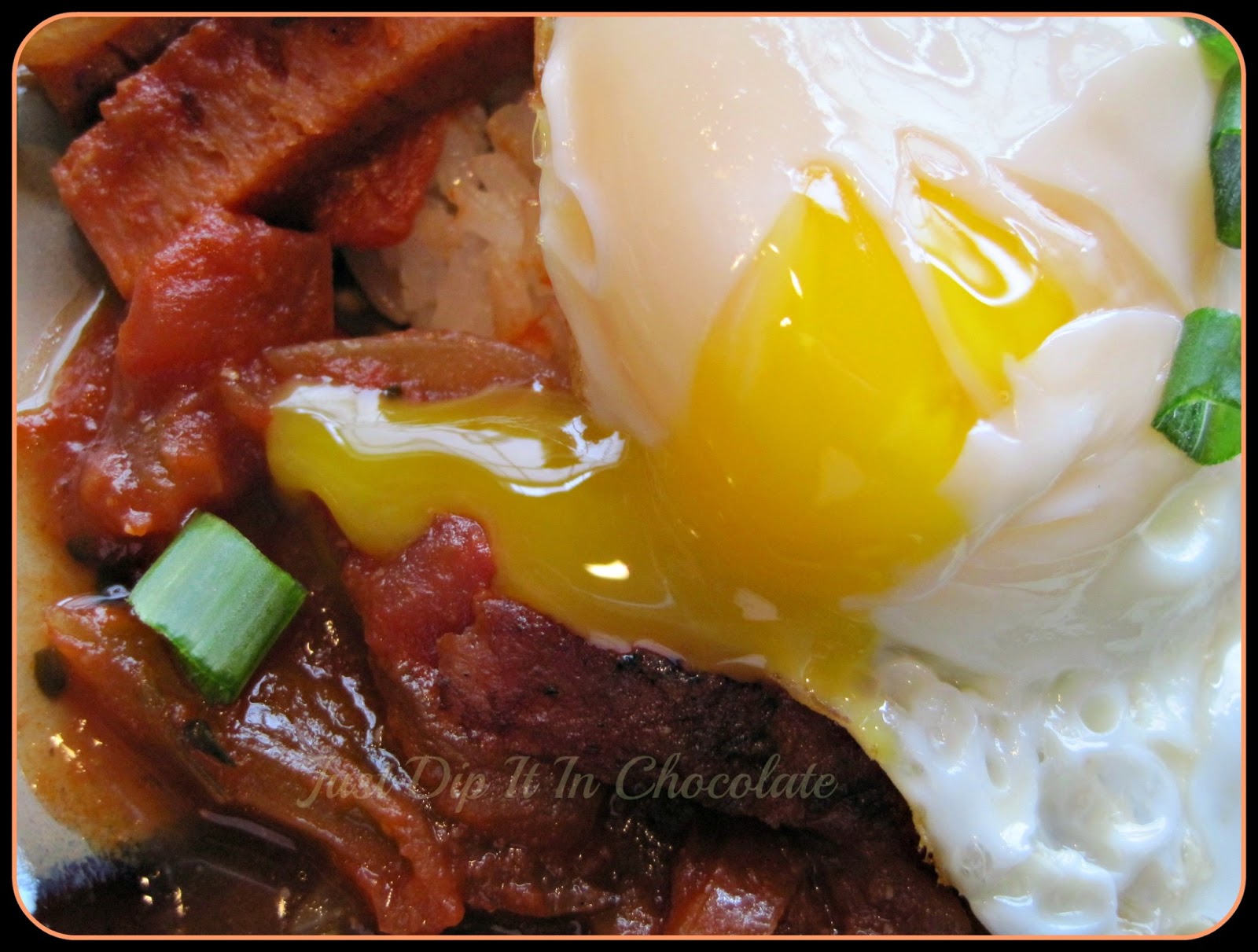 Just Dip It In Chocolate SPAM Loco Moco, Grandma's Recipe