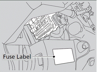 Cars & Fuses: 2014 Honda Civic Hybrid Fuse Locations
