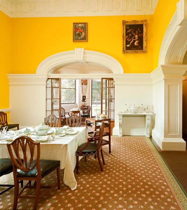 The Devoted Classicist Monticello's New Carpet