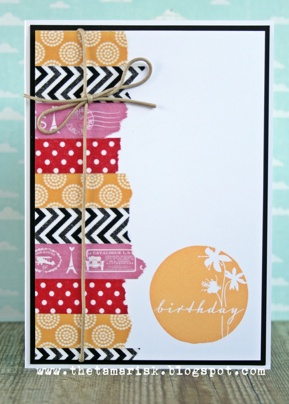 The Tamarisk Ideas for Washi Tape Cards