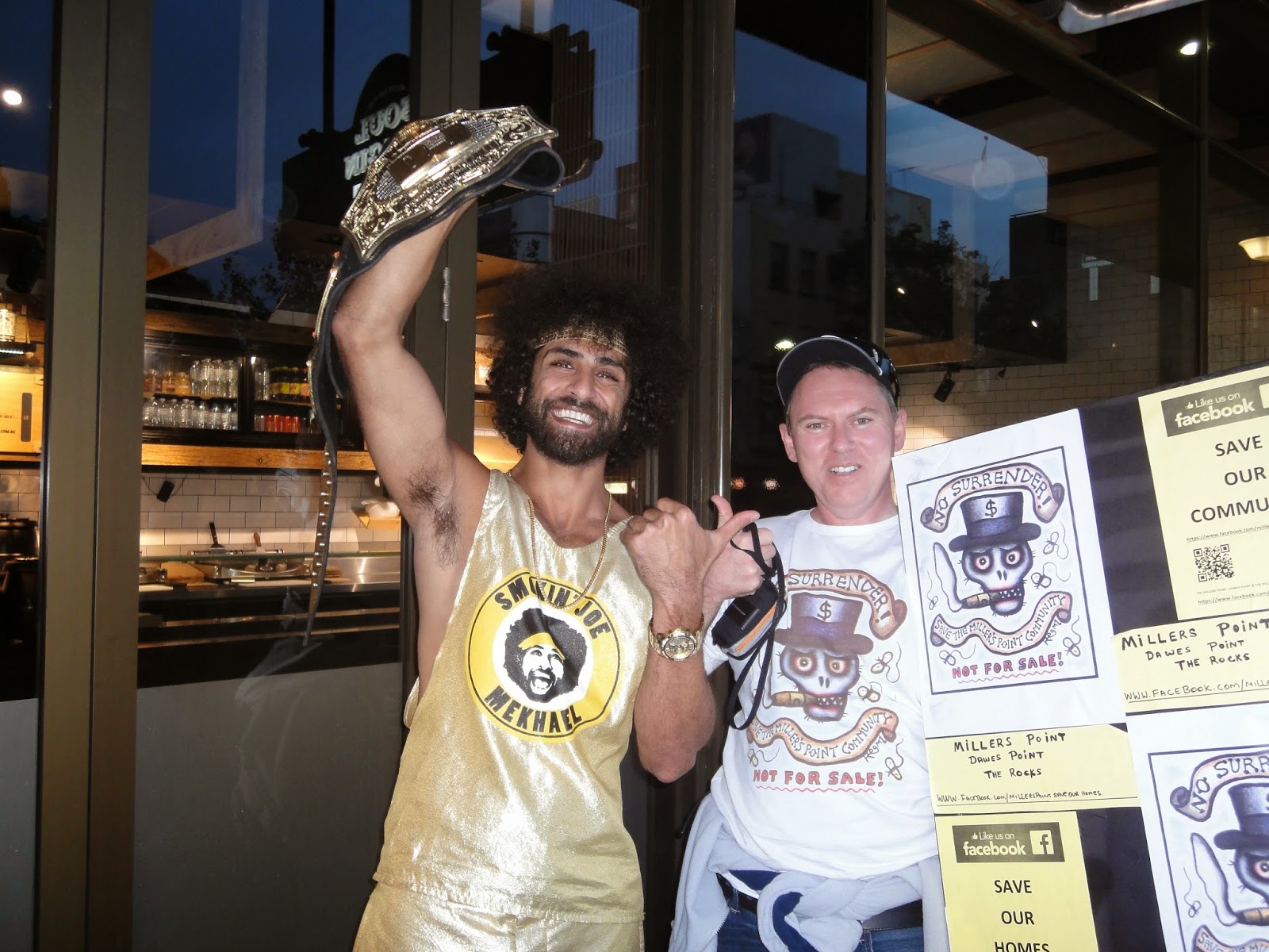 Save Millers Point, Dawes Point & The Rocks. Smokin Joe Mekhael is THE