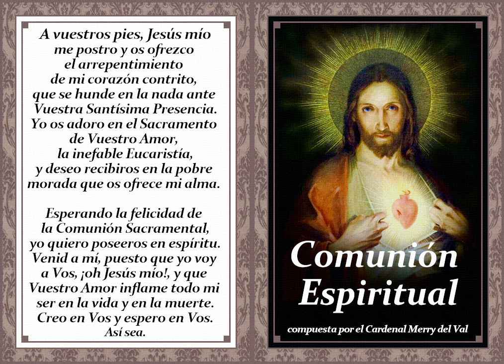 LA COMUNIÓN ESPIRITUAL, por el Cardenal Merry del Val