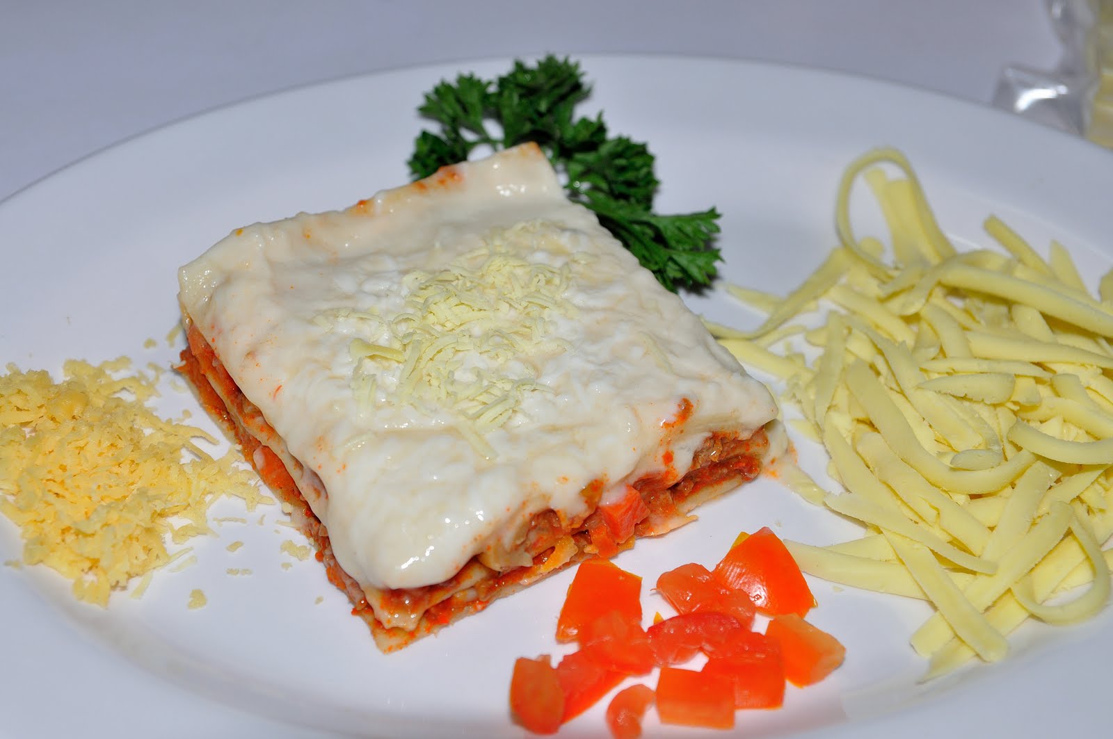 the best lasagna halal Lasagna Halal with triple Cheese